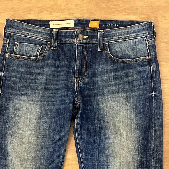 Pilcro | Anthropolgie Hyphen straight leg denim jeans Women’s size 28 stretch - Picture 3 of 13